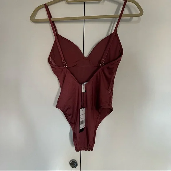 Nwt BCBGMaxazria pink blush swimsuit size 2 - Picture 4 of 6
